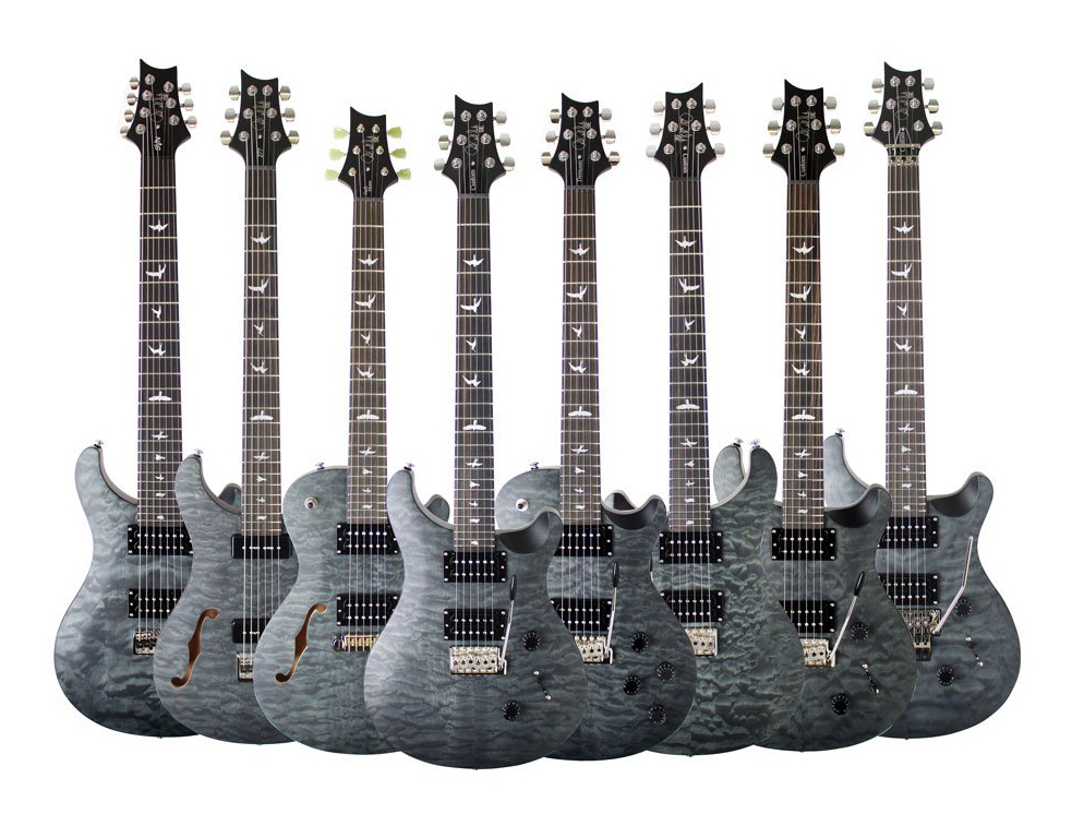 PRS Guitars releases limited edition SE Satin Quilt “Stealth” guitars