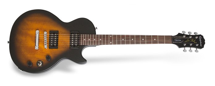 エピフォンレスポールスペシャル:間違いなく最高の経済的で手頃な価格のギターの一つ、初心者のためのギターの古典。