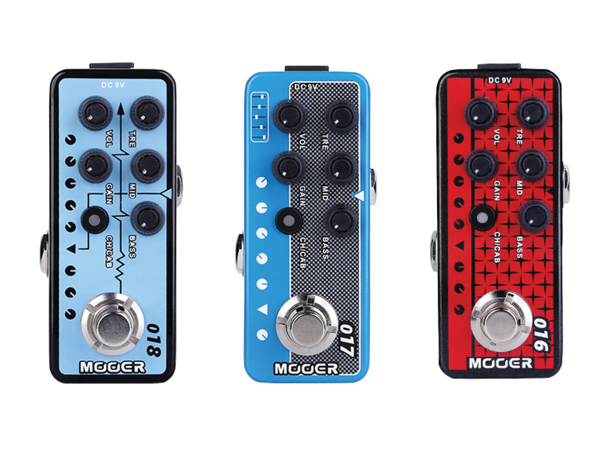 Mooer launches three Micro Preamp pedals