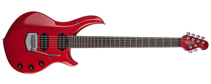 Ernie Ball Music Man October Family Reserve collection Majesty Cinnabar Red