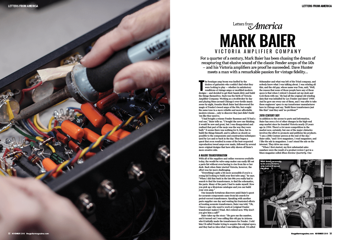 The November 2018 issue of The Guitar Magazine is out now!