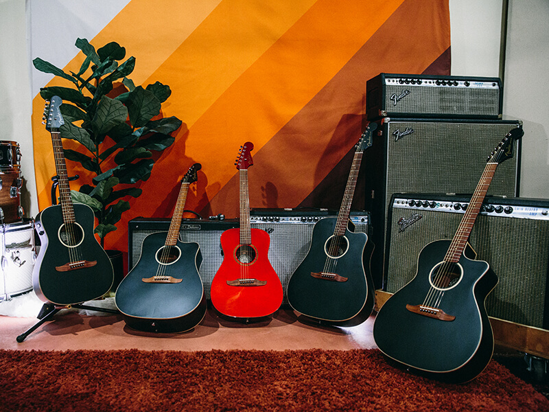 Fender California series acoustic guitars