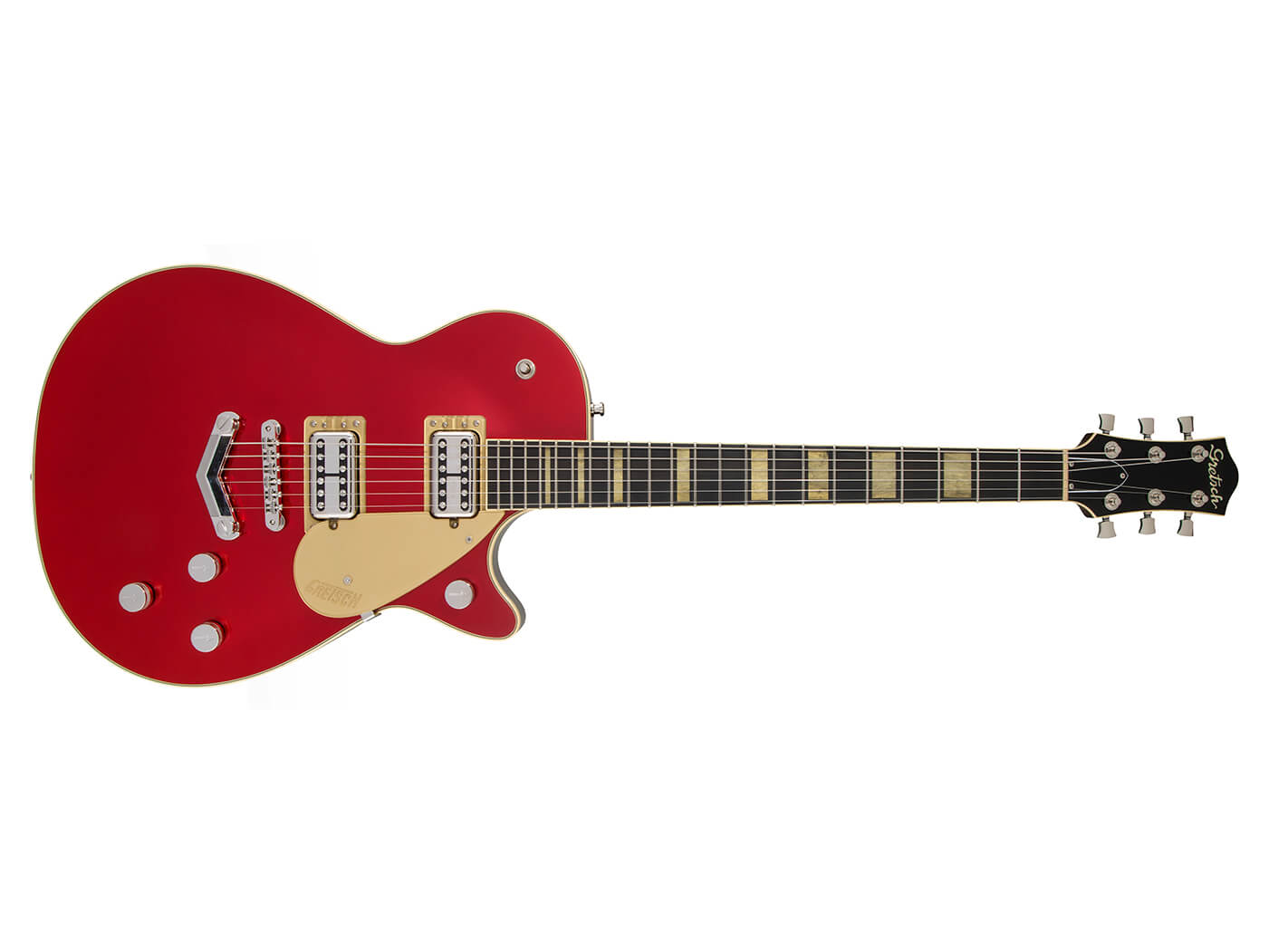 The Gretsch G6228 Players Edition Jet BT in Candy Apple Red