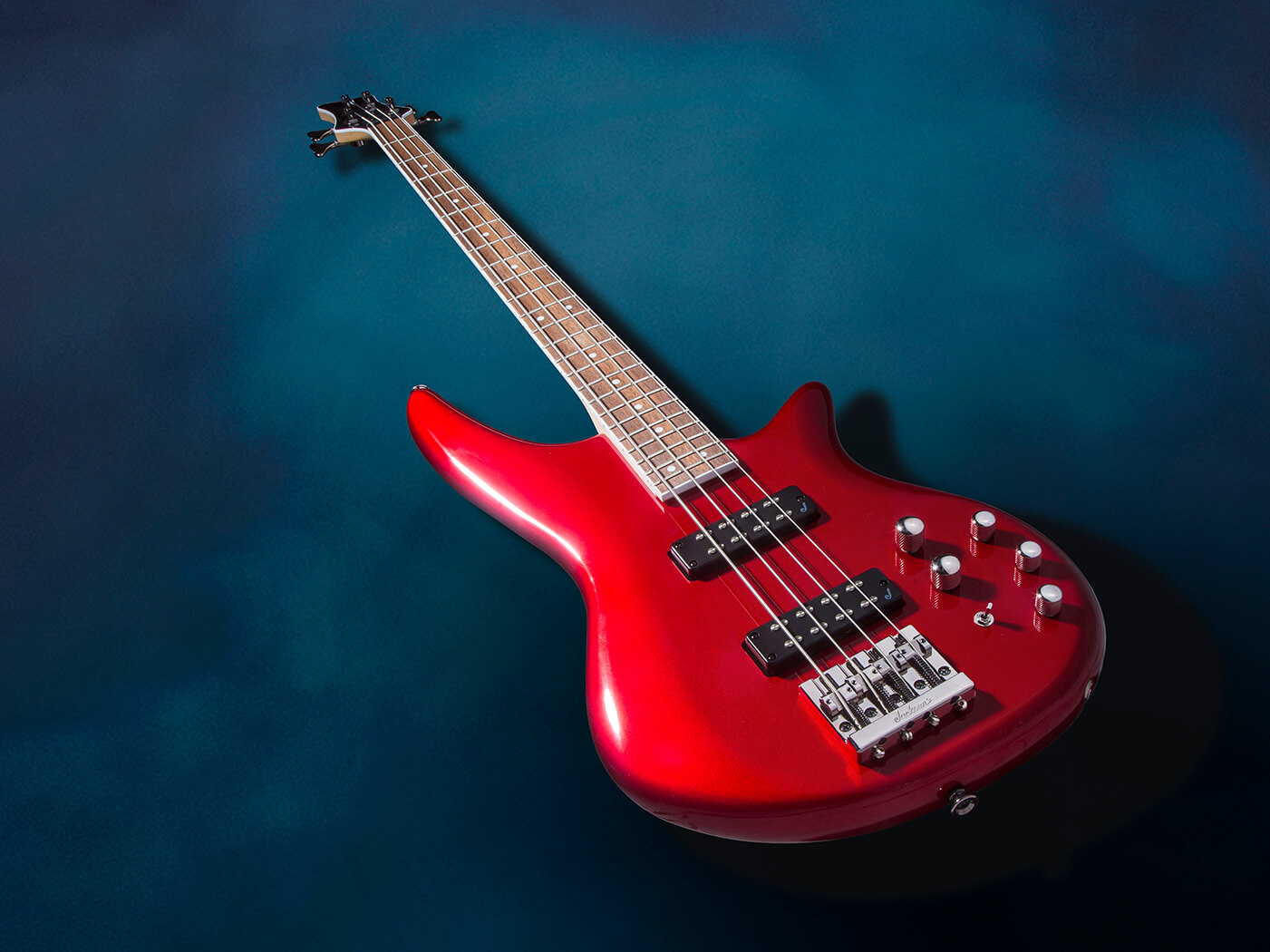 The JS Series Spectra Bass JS3 in Metallic Red