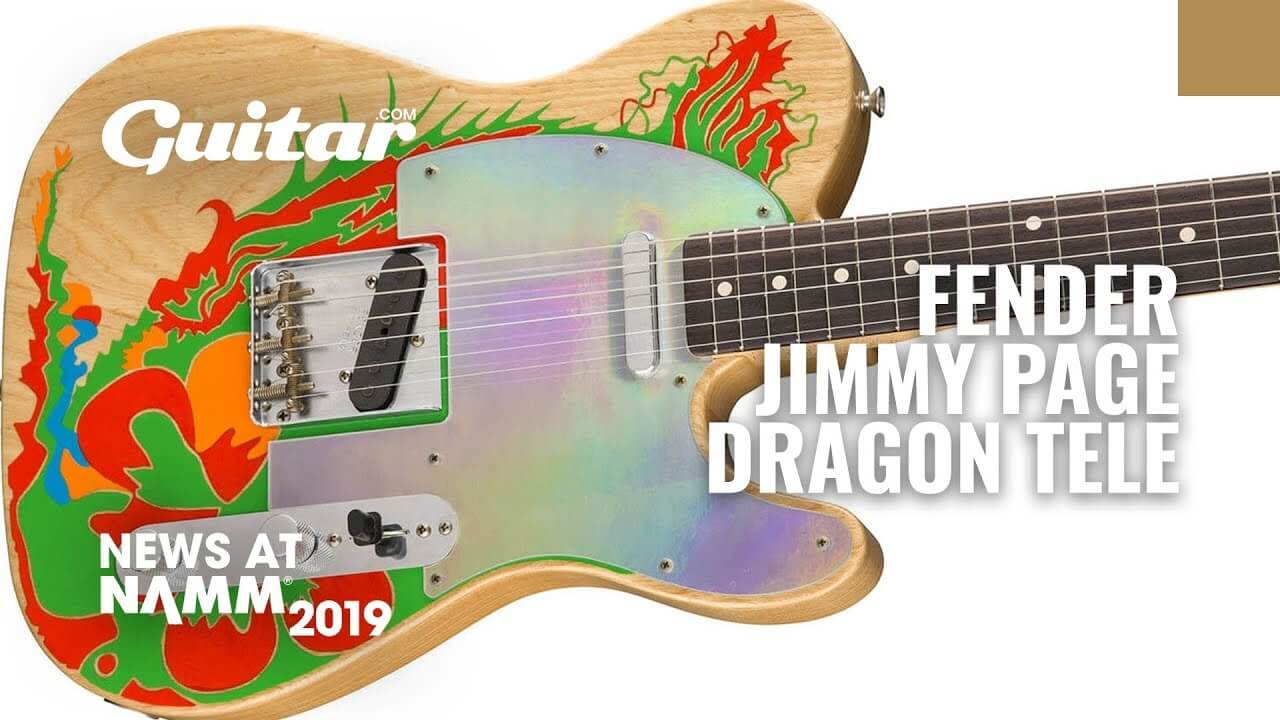 Fender announces reissue of Jimmy Page's iconic 'Dragon' Telecaster