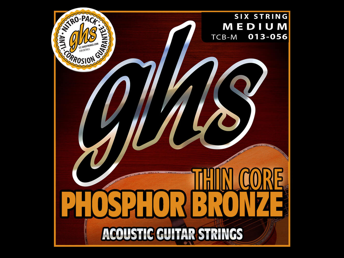 GHS Thin Core Phosphor Bronze acoustic strings