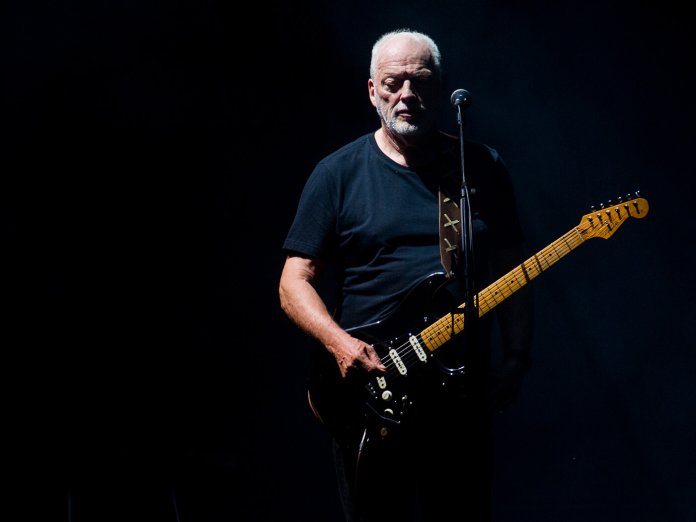David Gilmour with black strat