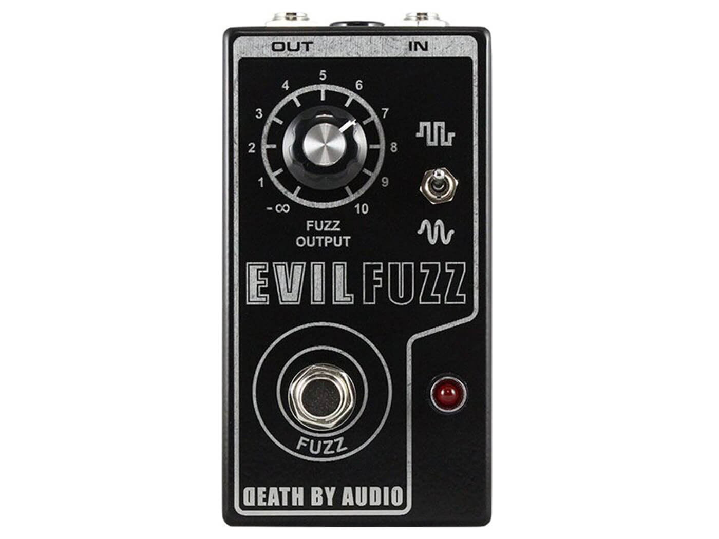 Death By Audio Evil Fuzz top view