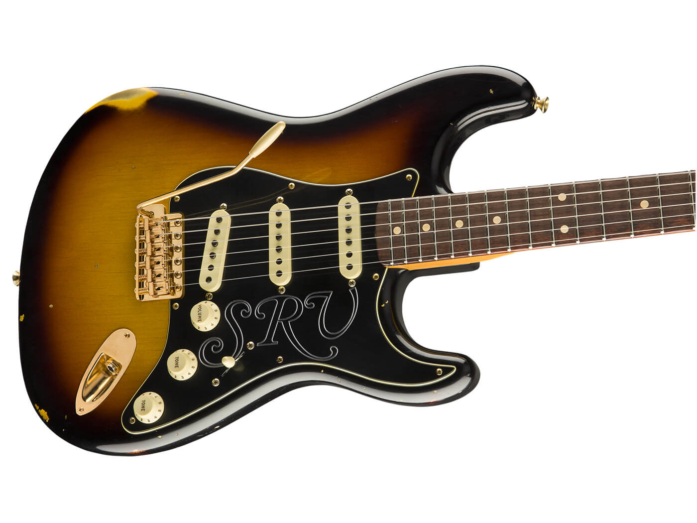 Fender Custom Shop Stevie Ray Vaughan Relic angled shot