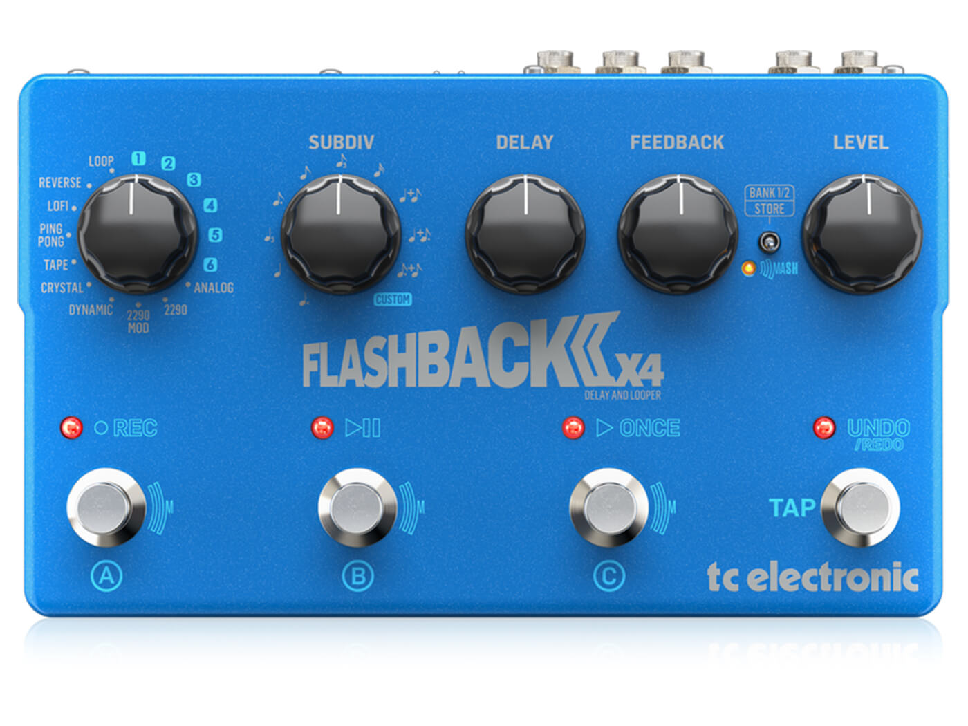 TC Electronic expands Flashback line with new 2 X4 delay pedal