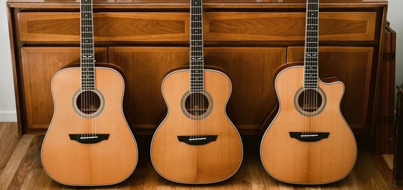 Orangewood Guitars Highland Collection group shot