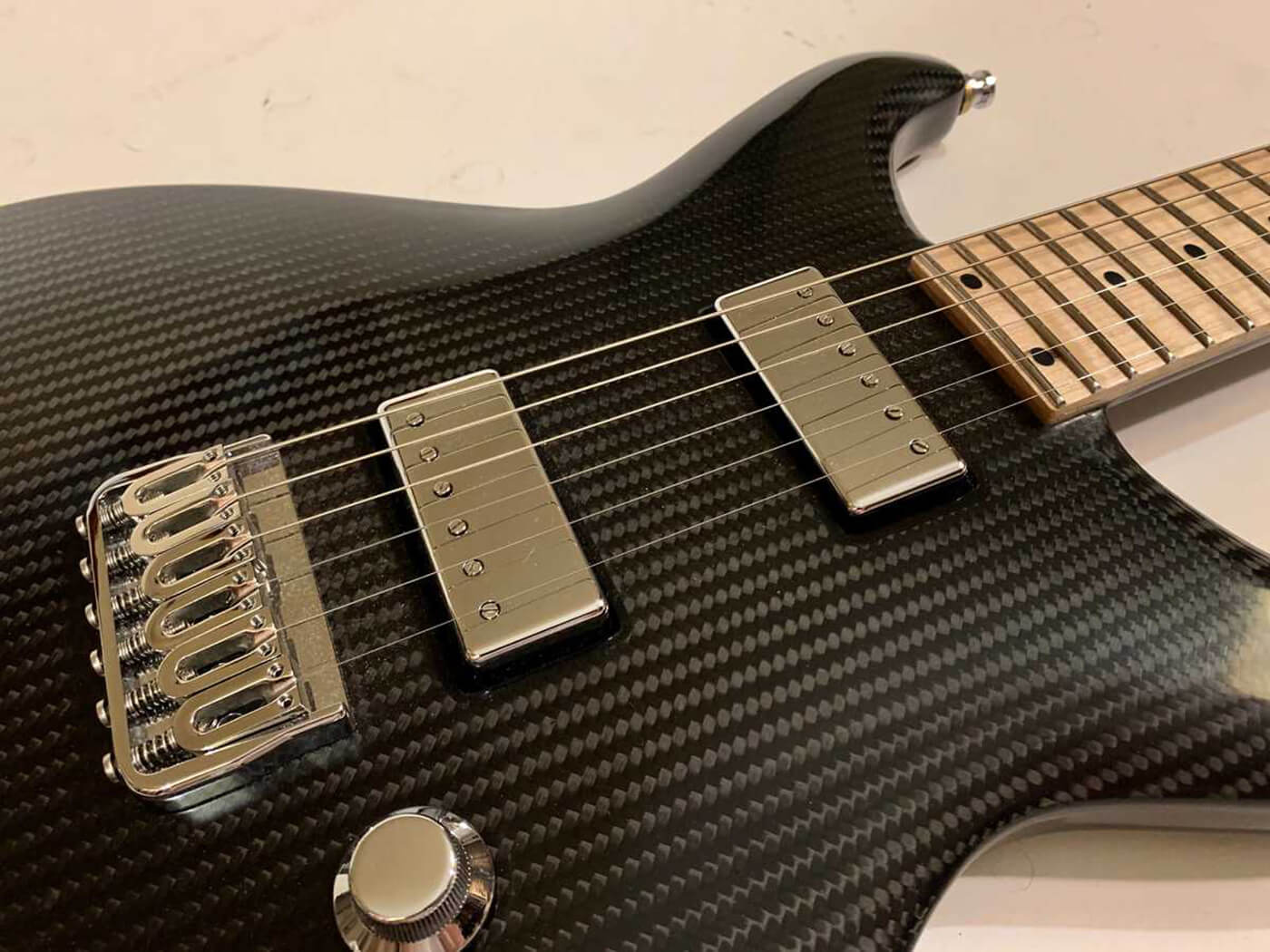 Rubato's new Lassie guitar is a carbon fibre beauty