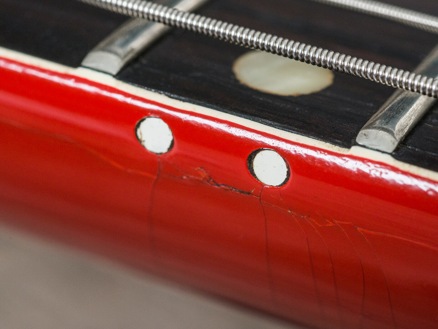Gibson 1964 Firebird III red 12-fret dot-marker