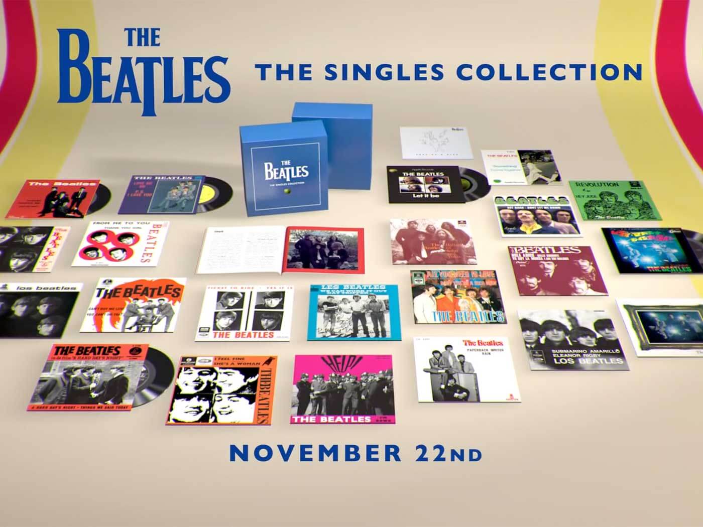 The Beatles announce 'The Singles Collection' vinyl box set 