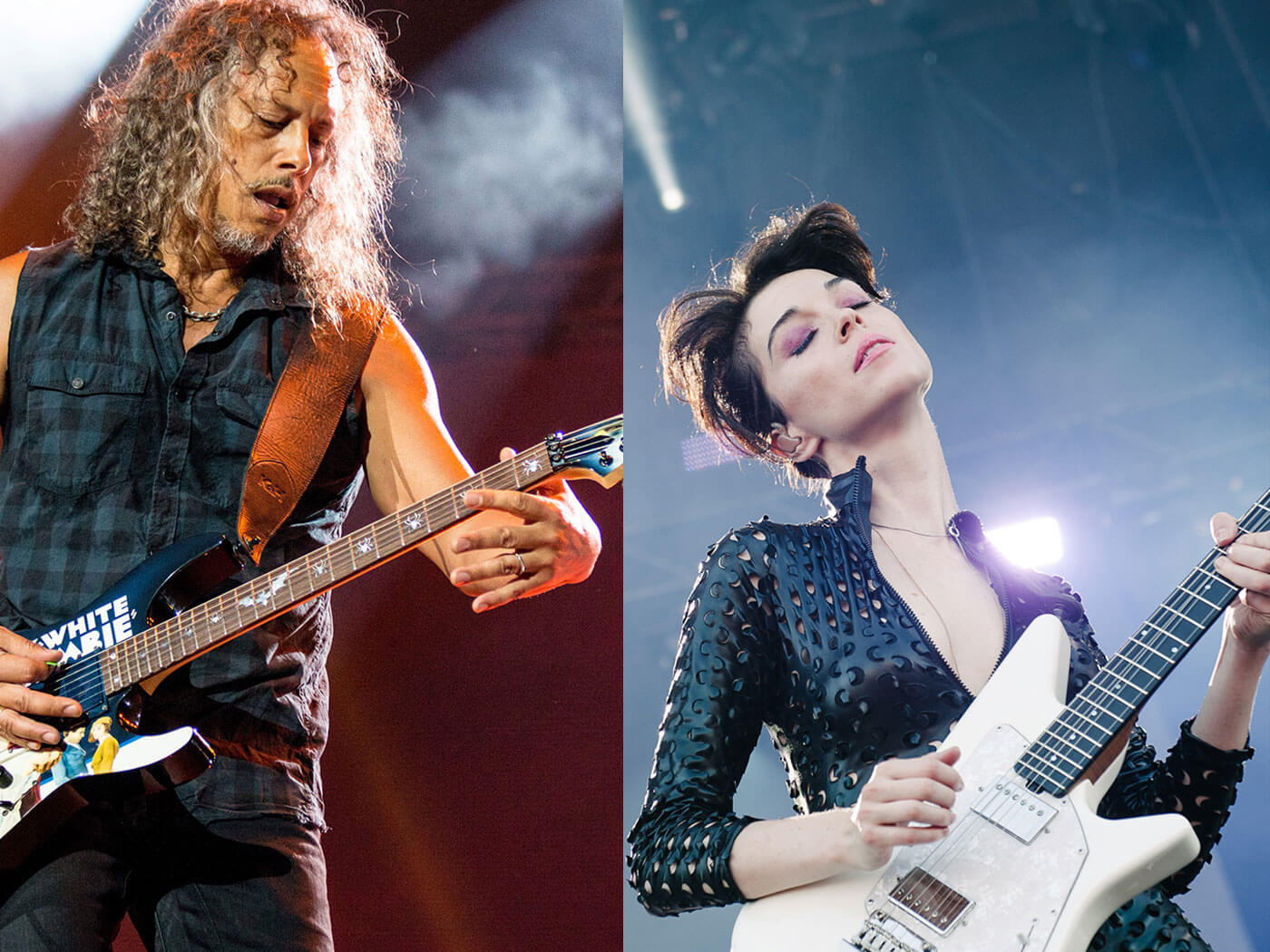 St Vincent chats with Kirk Hammett about guitar influences
