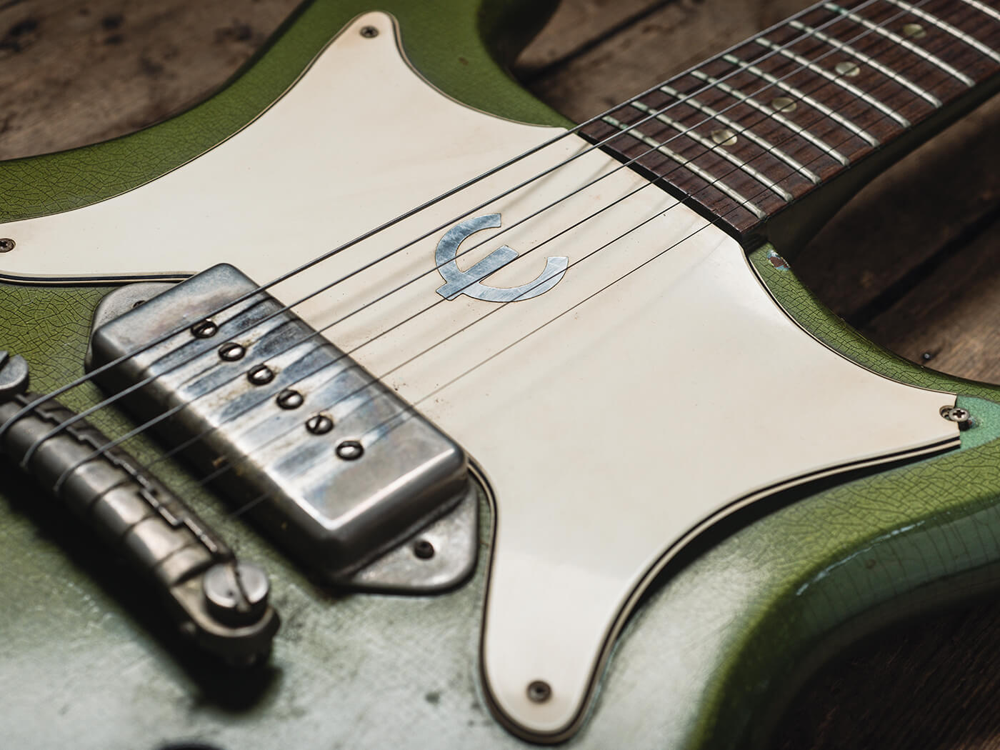 Rory Gallagher 1963 Epiphone Coronet (Body Detail)