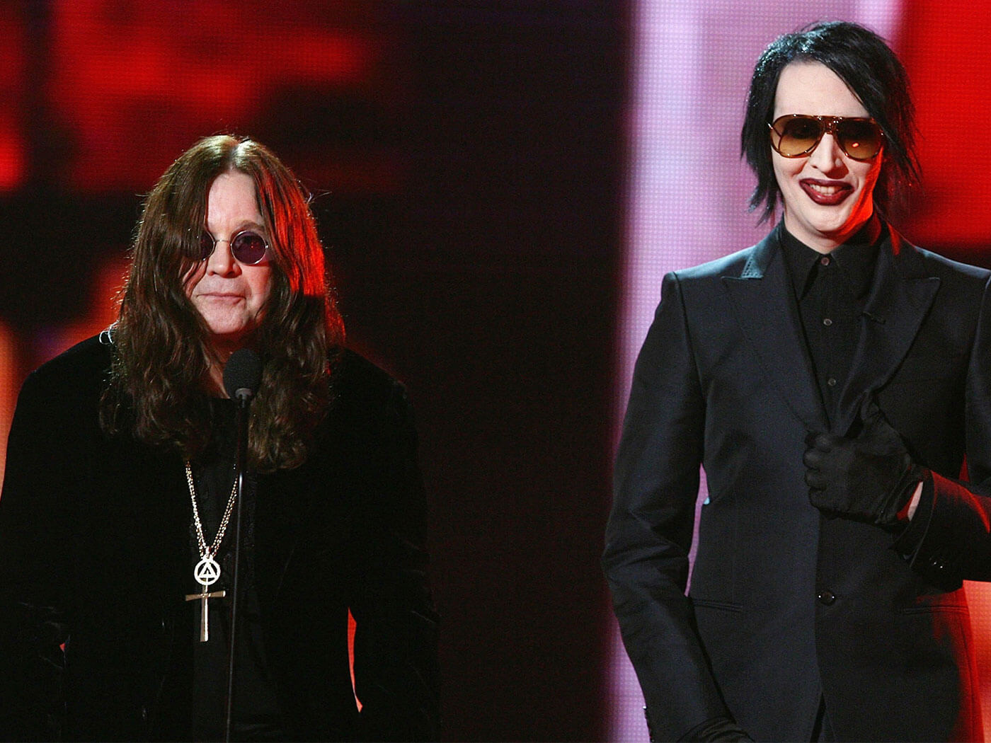 Ozzy Osbourne and Marilyn Manson