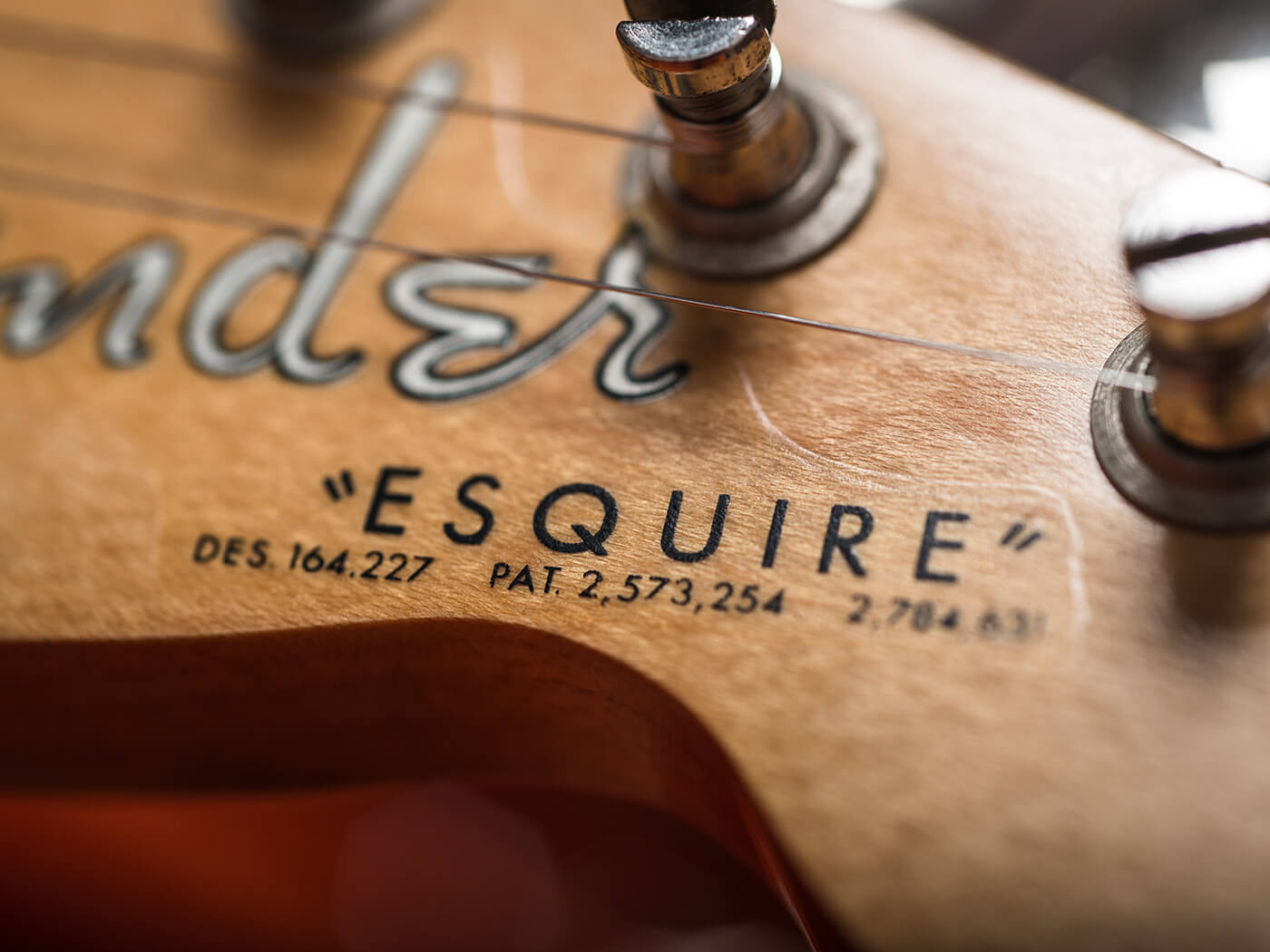 1963 Fender Esquire (Headstock)