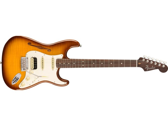 Fender Rarities Flame Maple Stratocaster HSS Thinline.