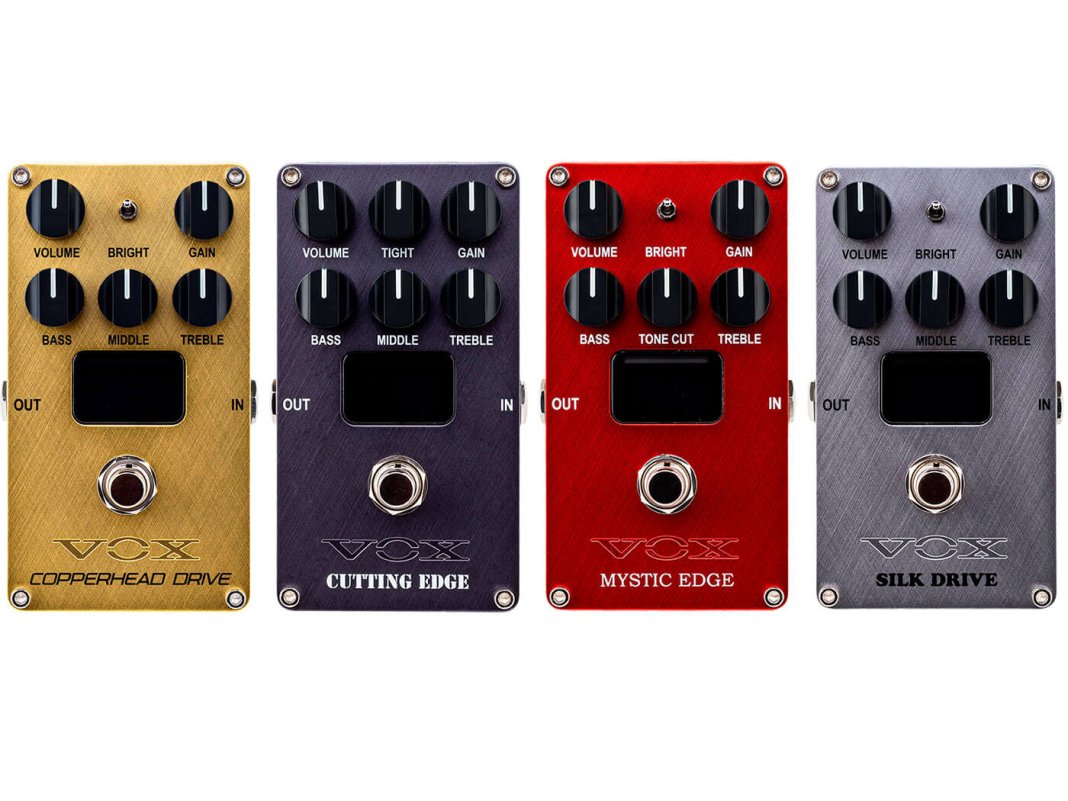 NAMM 2020: Vox announces a quartet of Nutube-equipped pedals