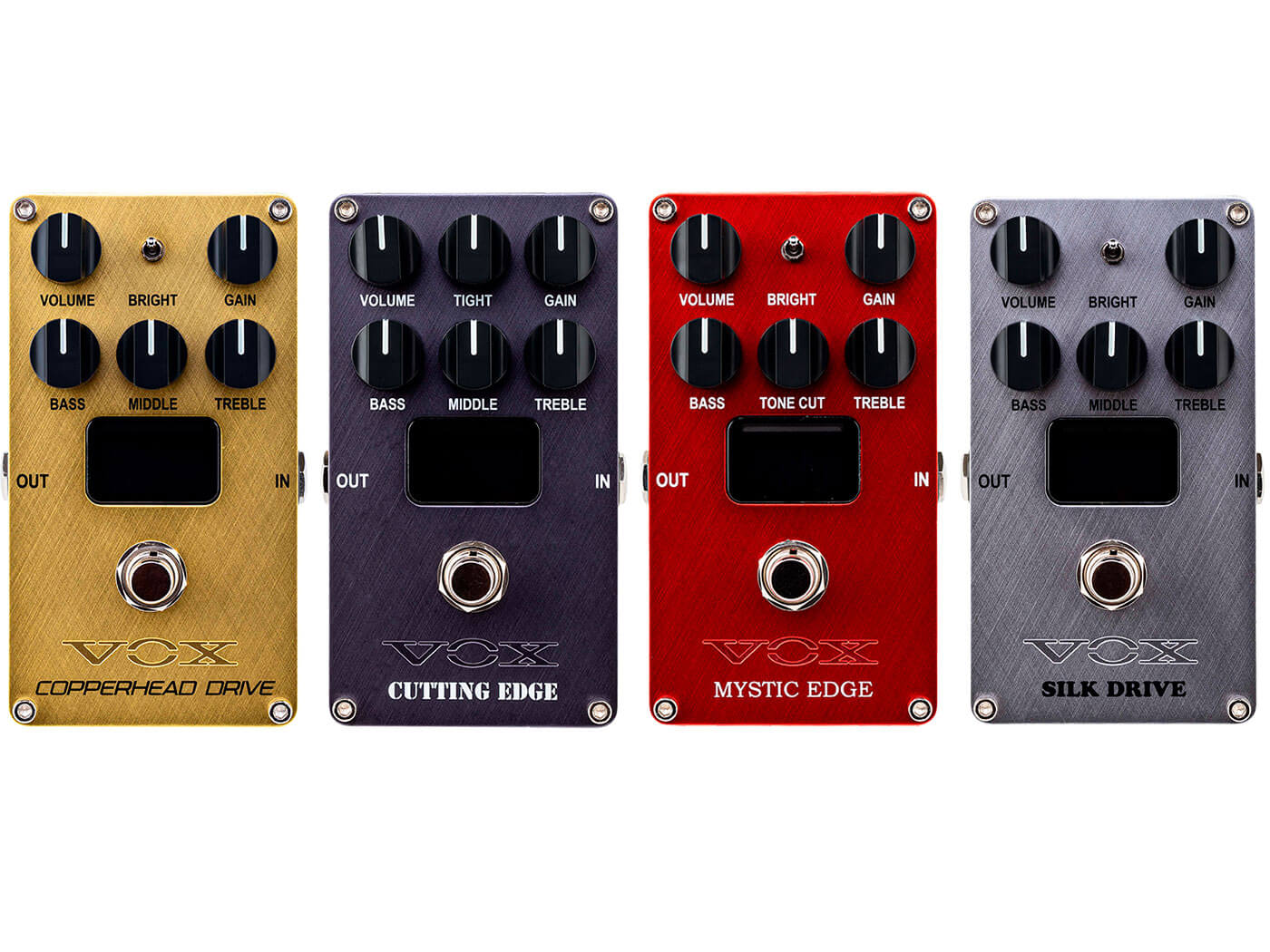 The new VOX Nutube pedals