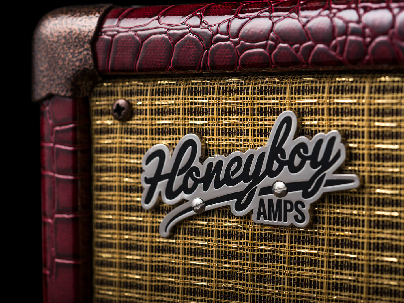 Honey Boy Amps Mid Twin Speaker Cab (Logo)