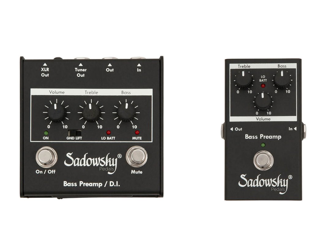 Sadowsky launch compact bass preamp pedals - Guitar.com