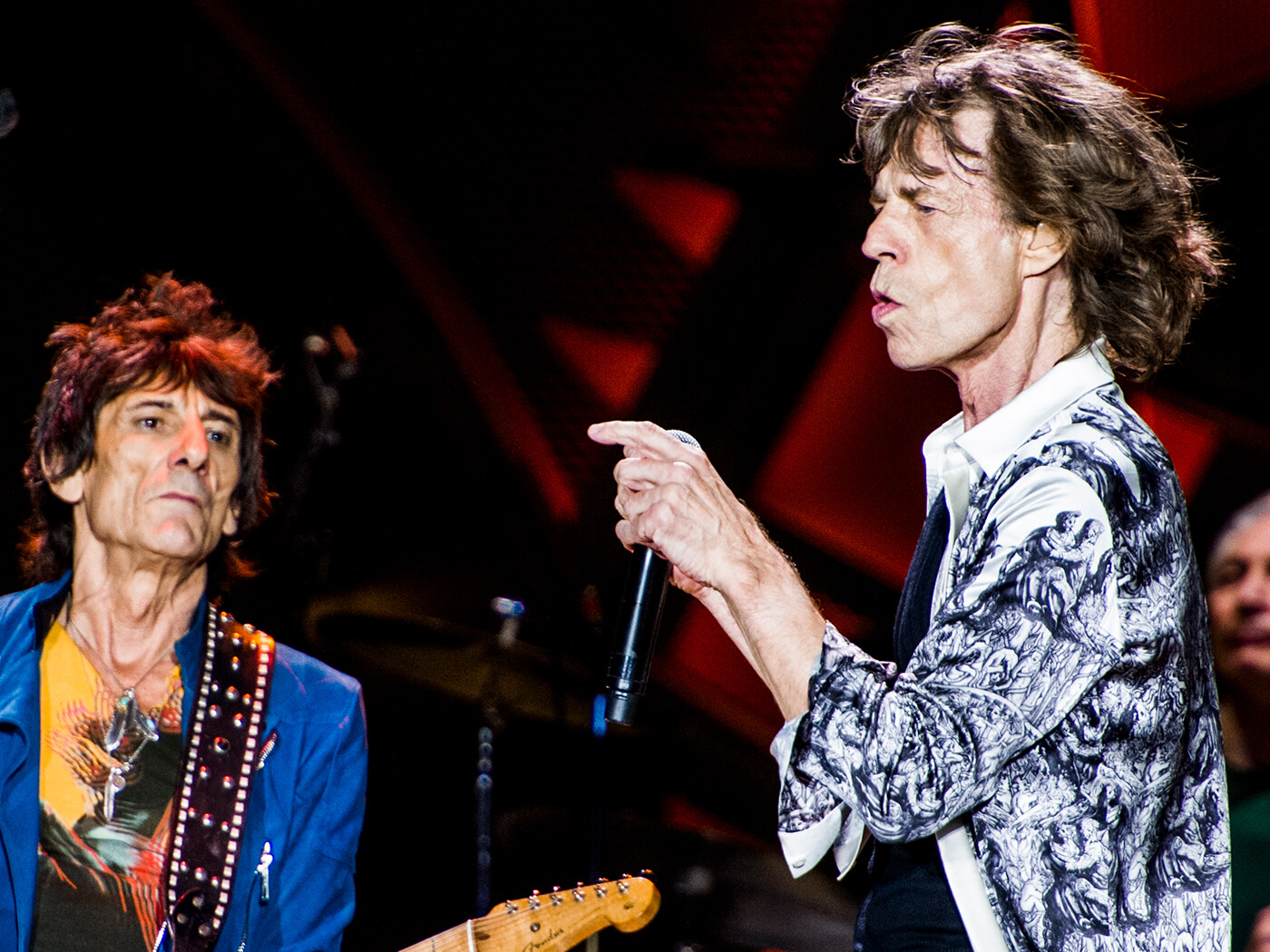 Rolling stones onstage