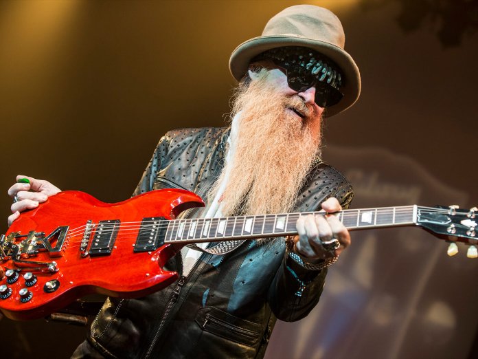 billy gibbons onstage
