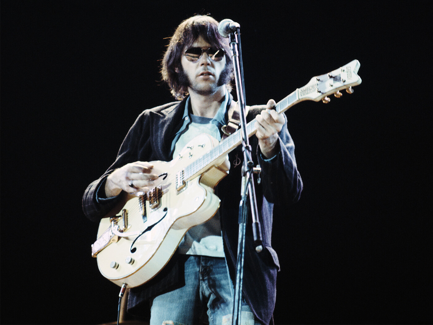 Neil Young Onstage 1974