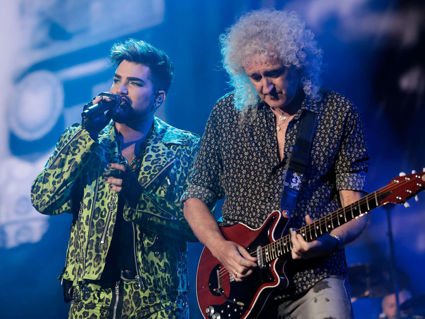 Queen and Adam Lambert performing live