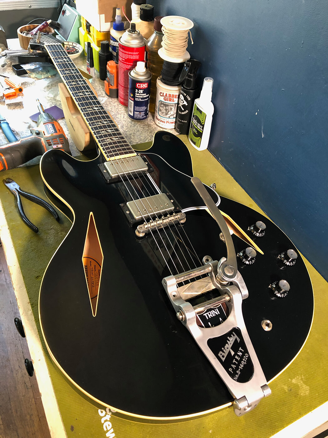 How to age your bigsby tailpiece 20