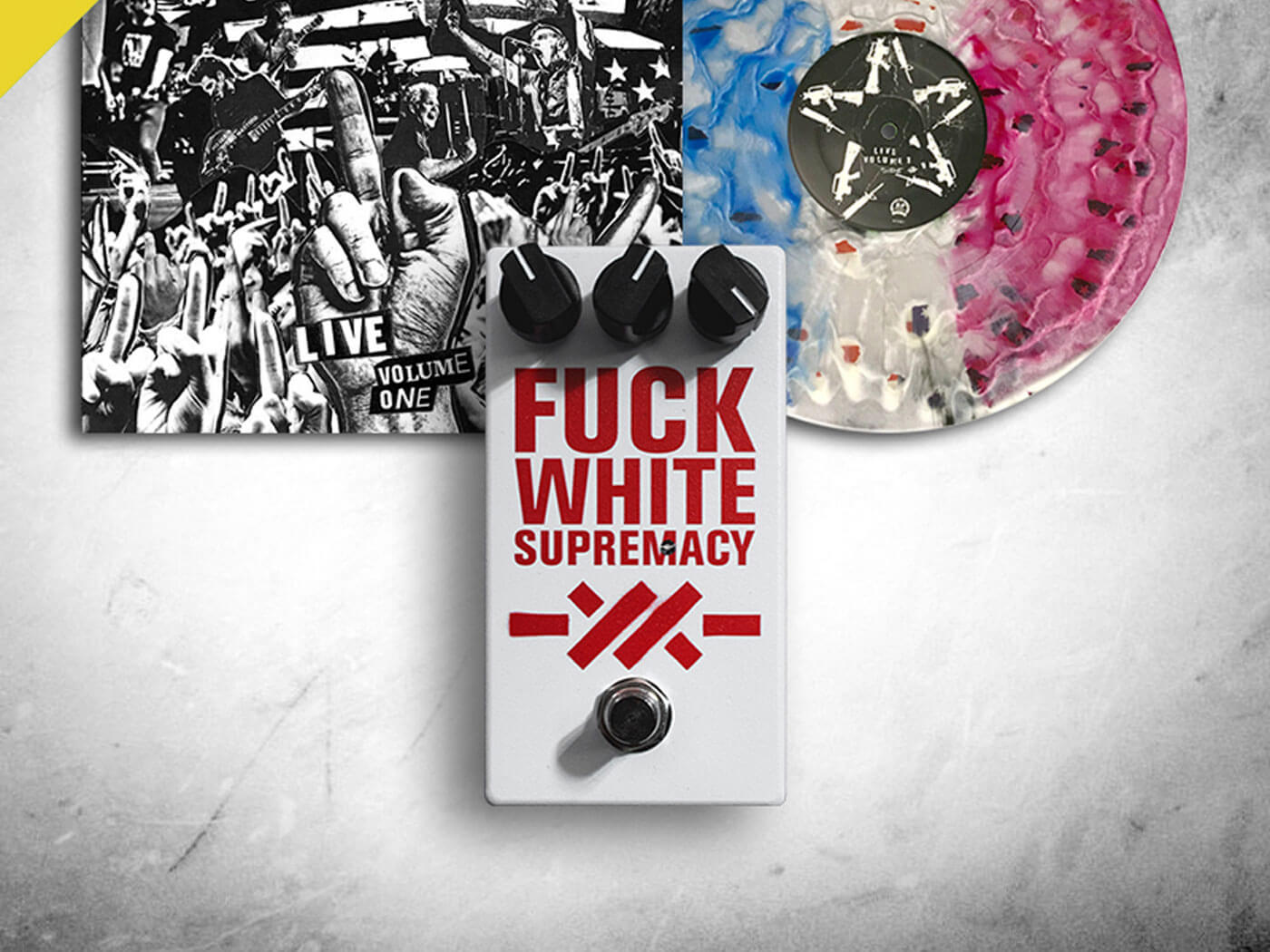 Anti Flag's Fuck White Supremacy pedal / Live Vol 1