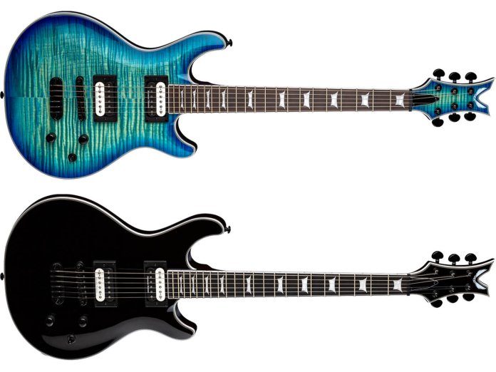 Dean Icon Select Classic Black and Flame Top Ocean Burst