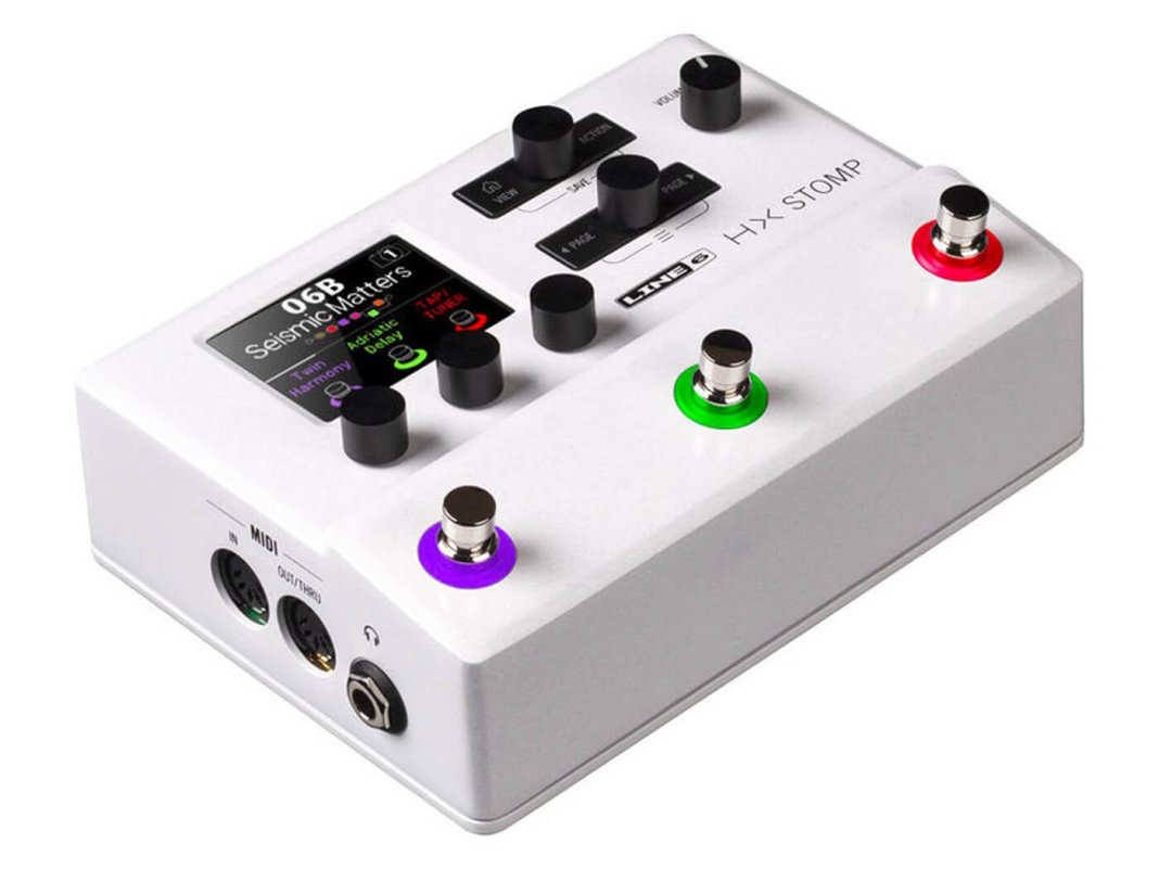 First orders open for Line 6's HX Stomp in Stormtrooper White