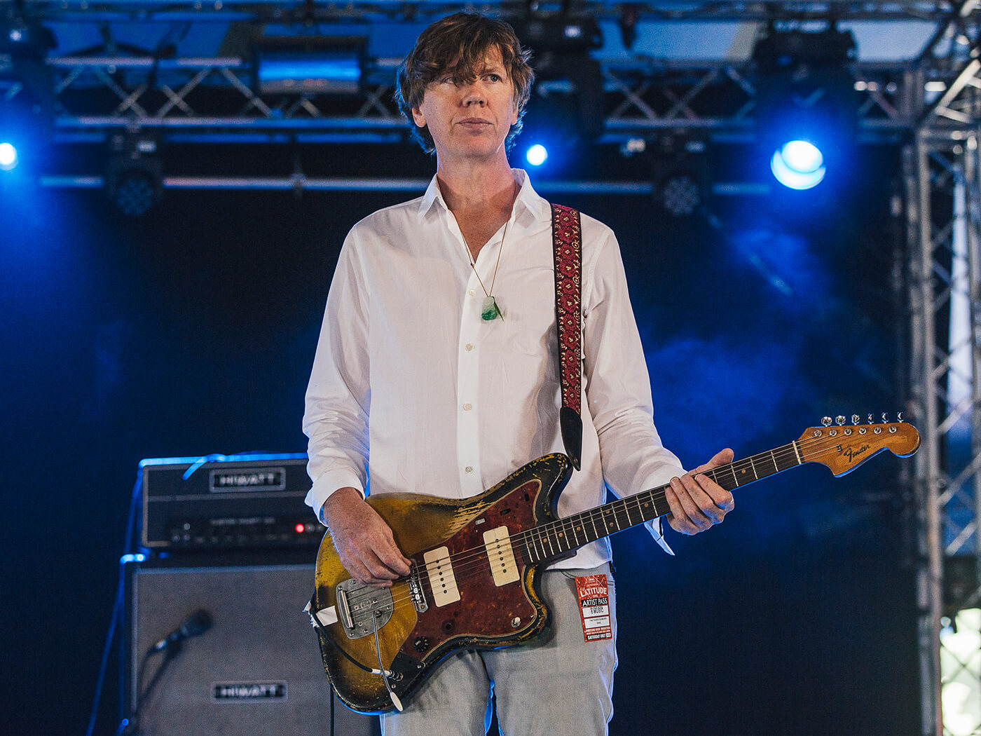 Thurston Moore onstage 2015