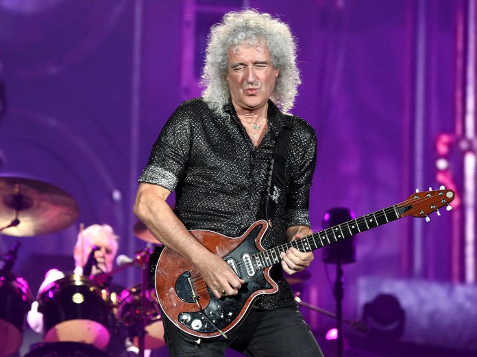 Brian May onstage