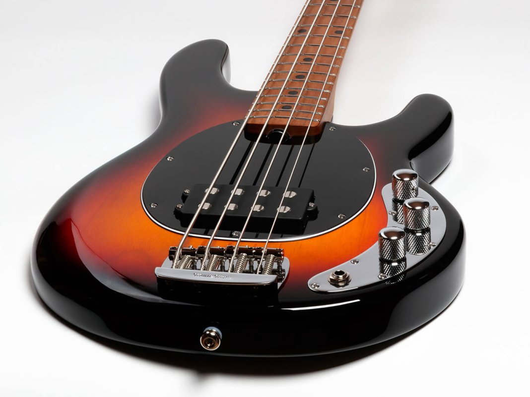 Ernie Ball Music Man's StingRay bass guitars go short-scale