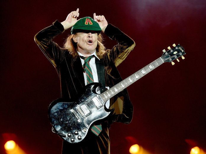Angus Young Onstage