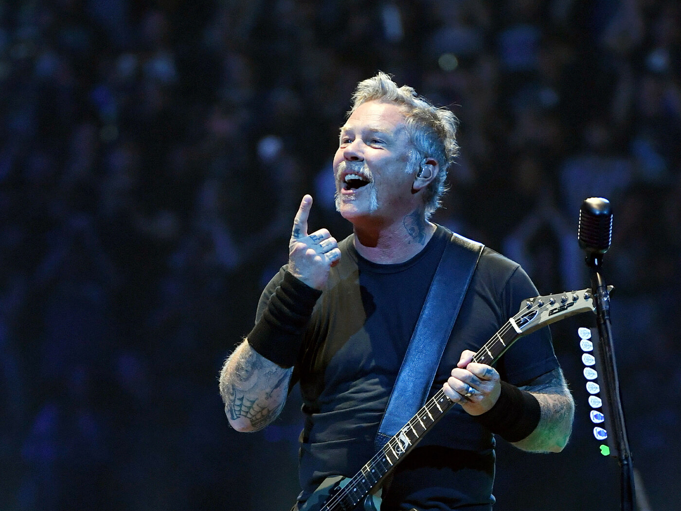 James Hetfield of Metallica ontage
