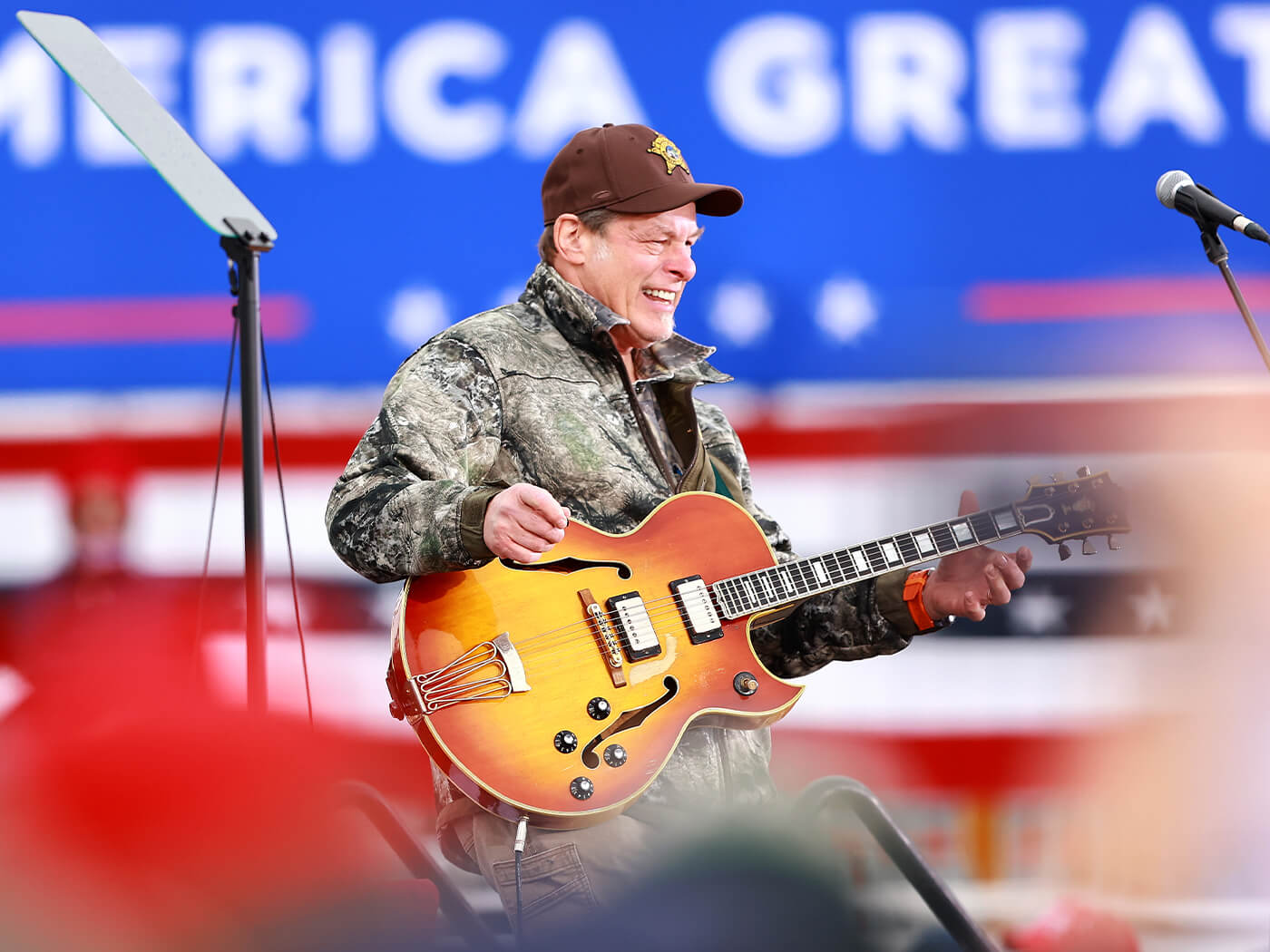 Ted Nugent onstage