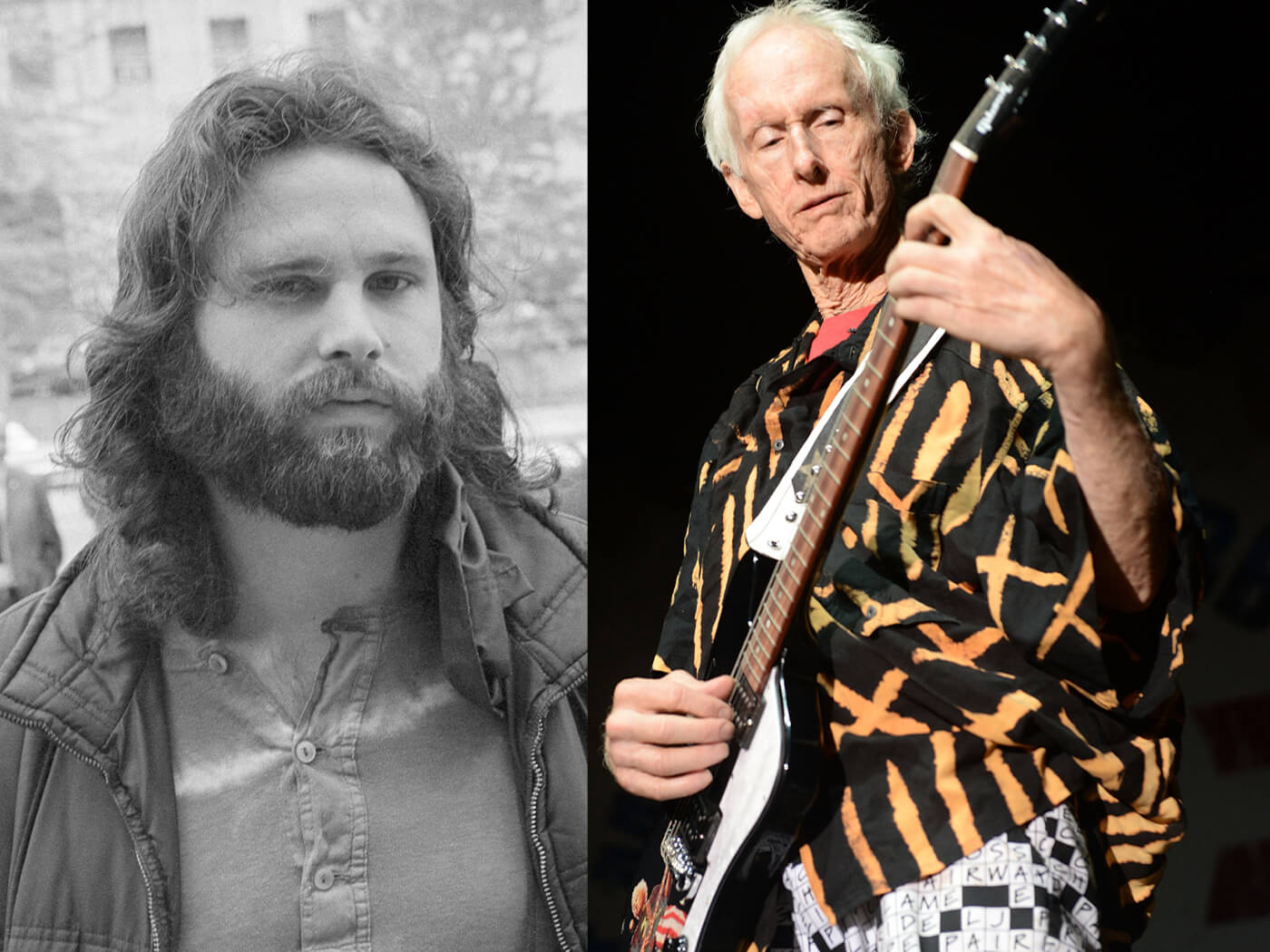 Jim Morrison / Robby Krieger onstage