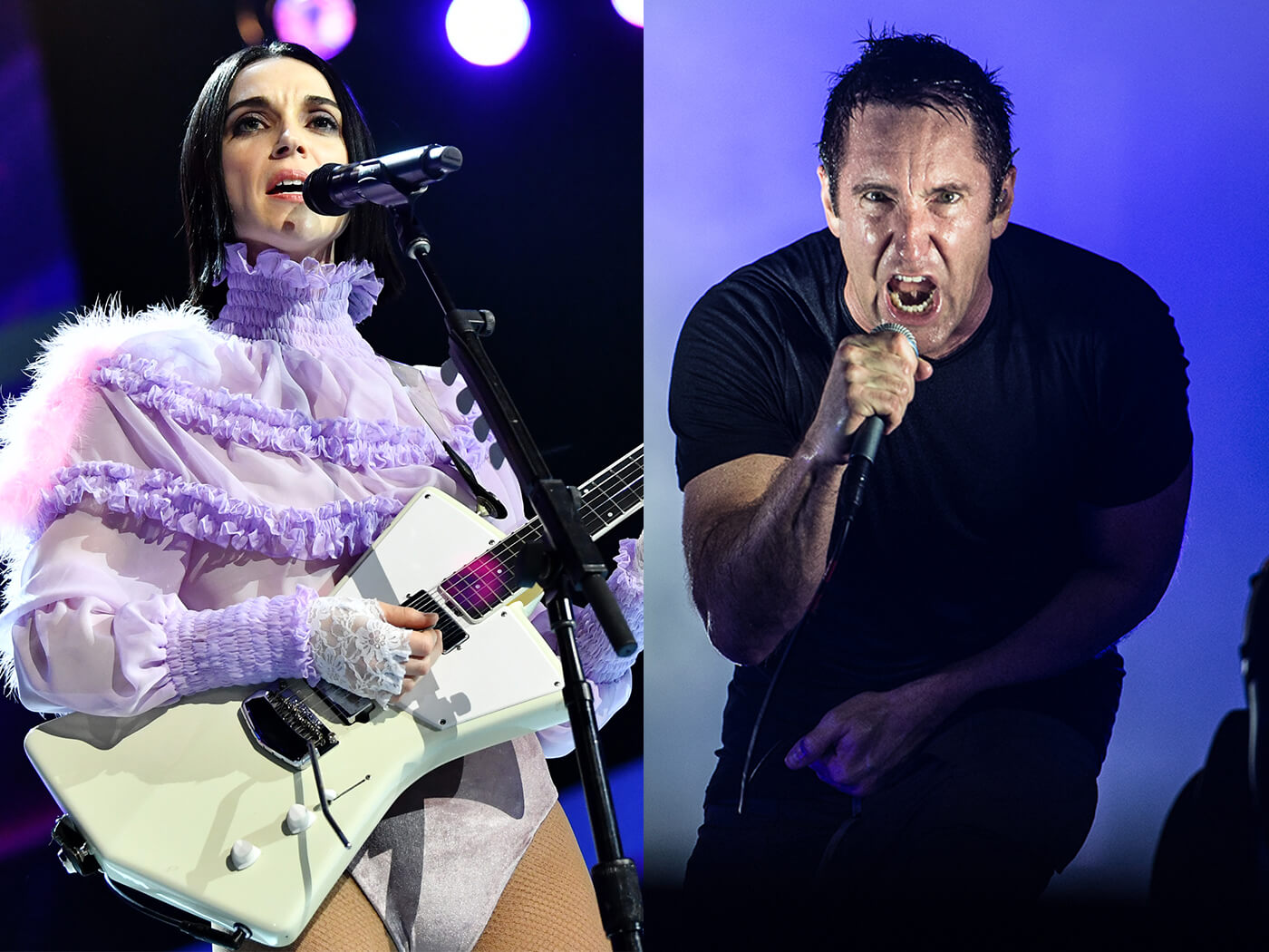Listen: St. Vincent and Dave Grohl cover Nine Inch Nails' Piggy |   | All Things Guitar