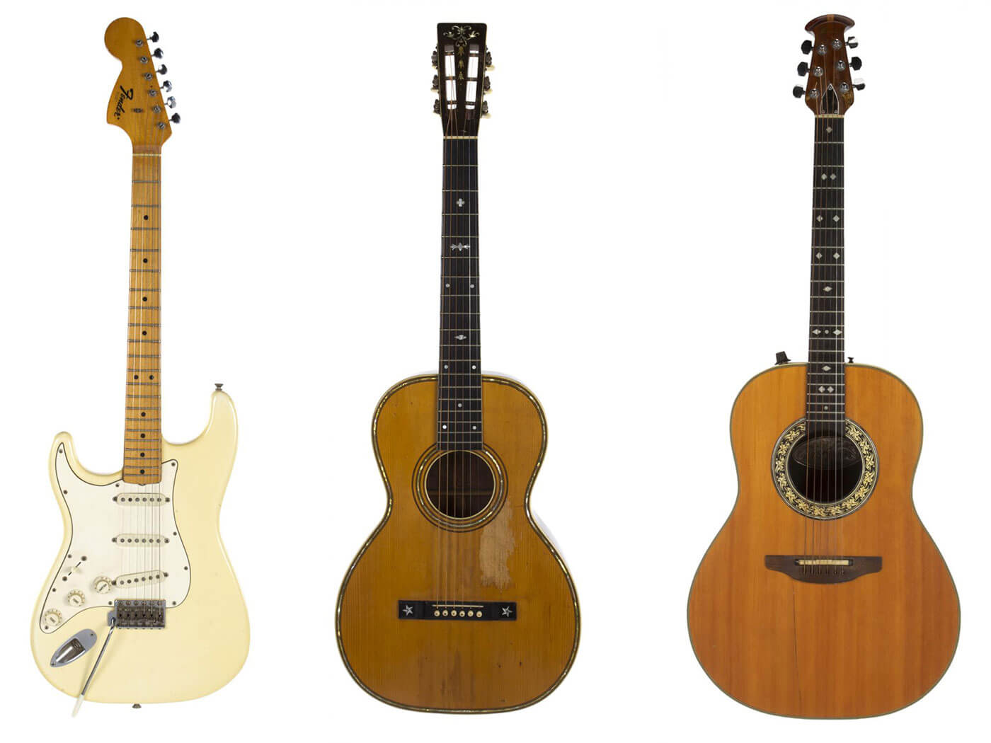 Three notable guitars
