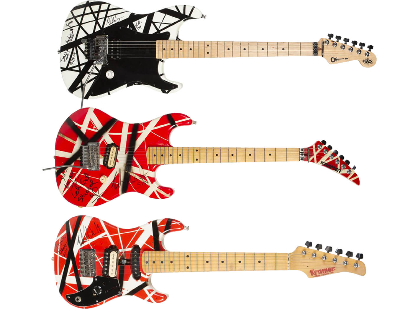 Eddie Van Halen guitars at Julien's Auctions