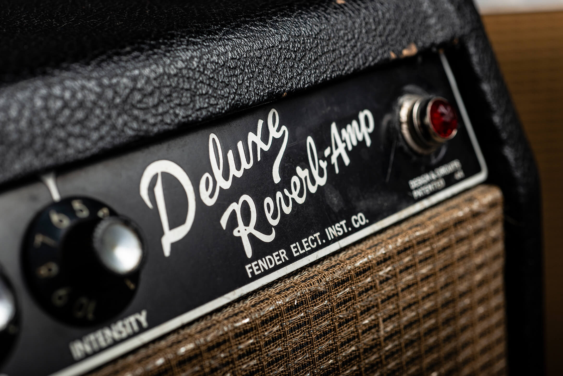 Vintage Bench Text Fender Deluxe Amplifier Shootout