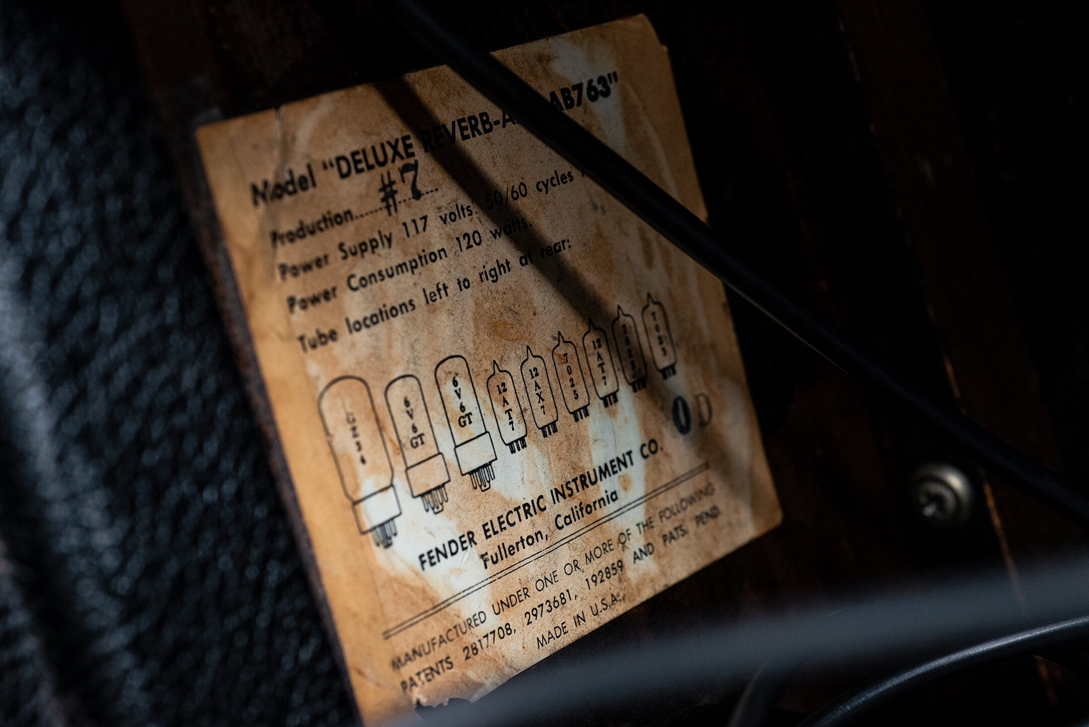 Vintage Bench Text Fender Deluxe Amplifier Shootout