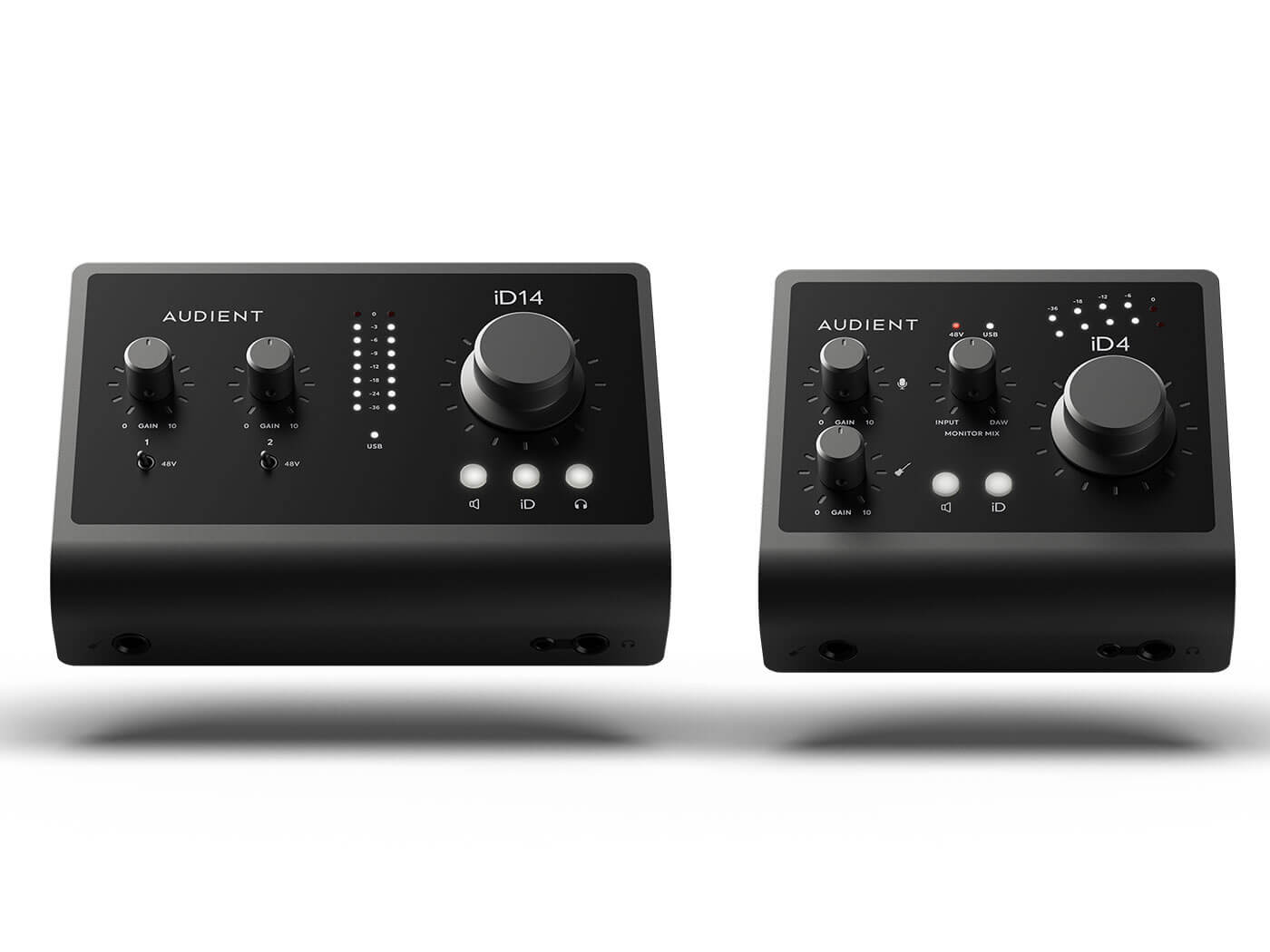 Audient launches two new iD interfaces, along with EVO recording 