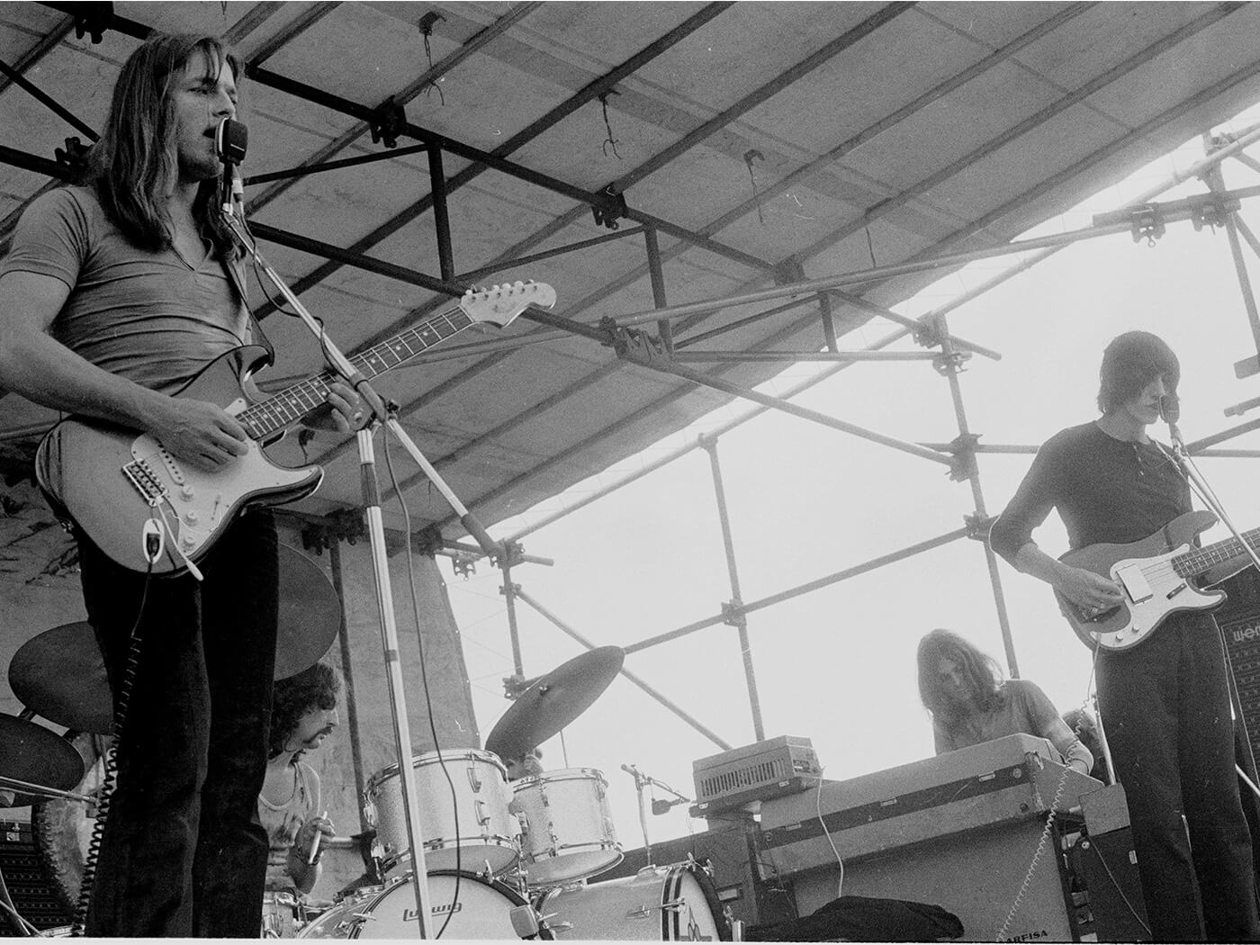 Pink Floyd performing in 1970