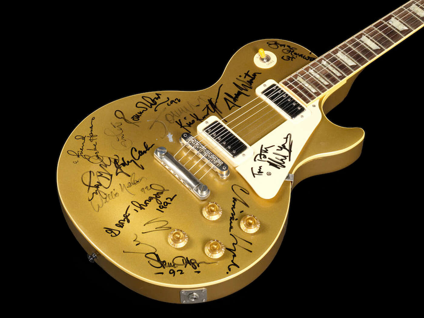 Gibson Les Paul Deluxe Goldtop Bob Dylan 30th Anniversay Concert